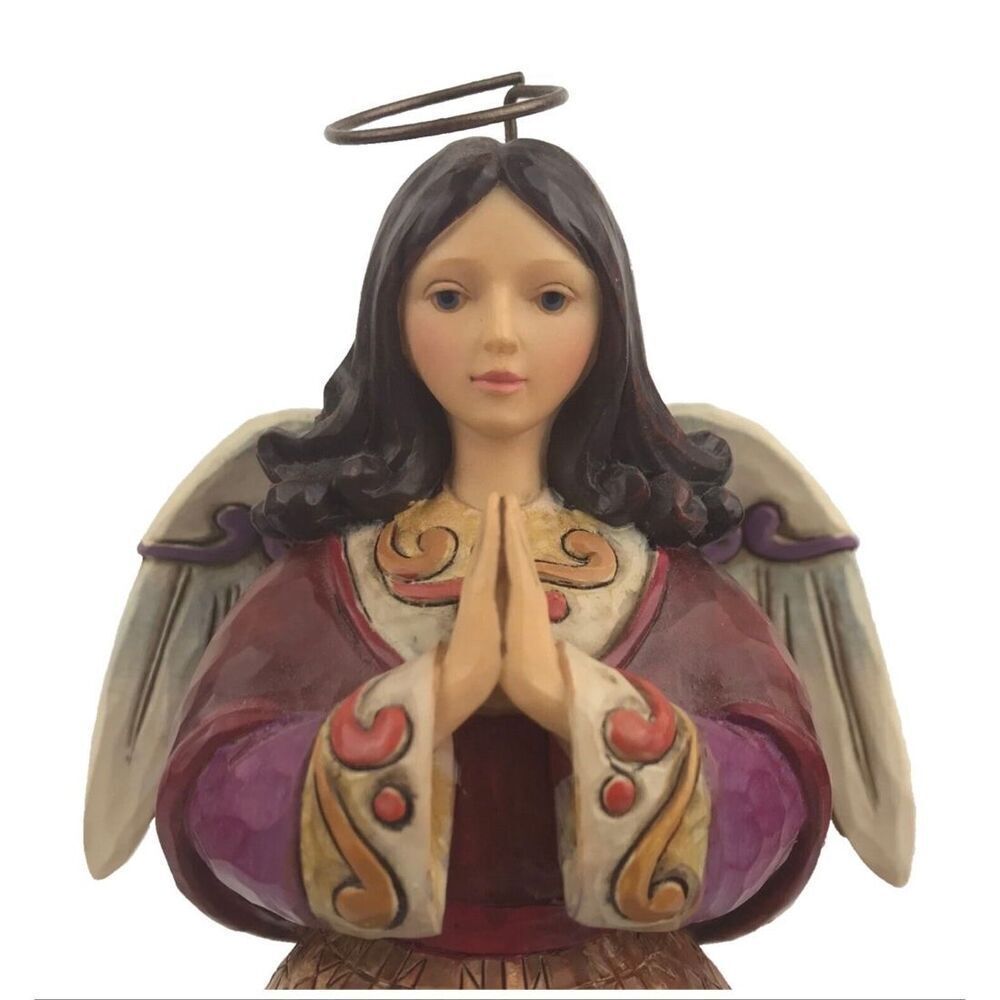 Jim Shore Ceramic Angel Autumn Breezes Cleanse The Spirit Rustic Farmhouse Decor - Picture 2 of 13